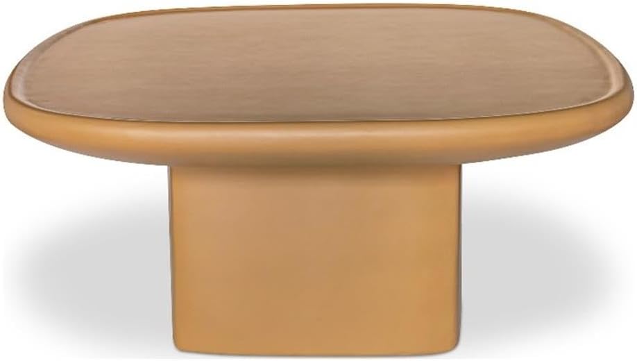 Moe's Home Collection Manon Outdoor Coffee Table Concrete Yellow