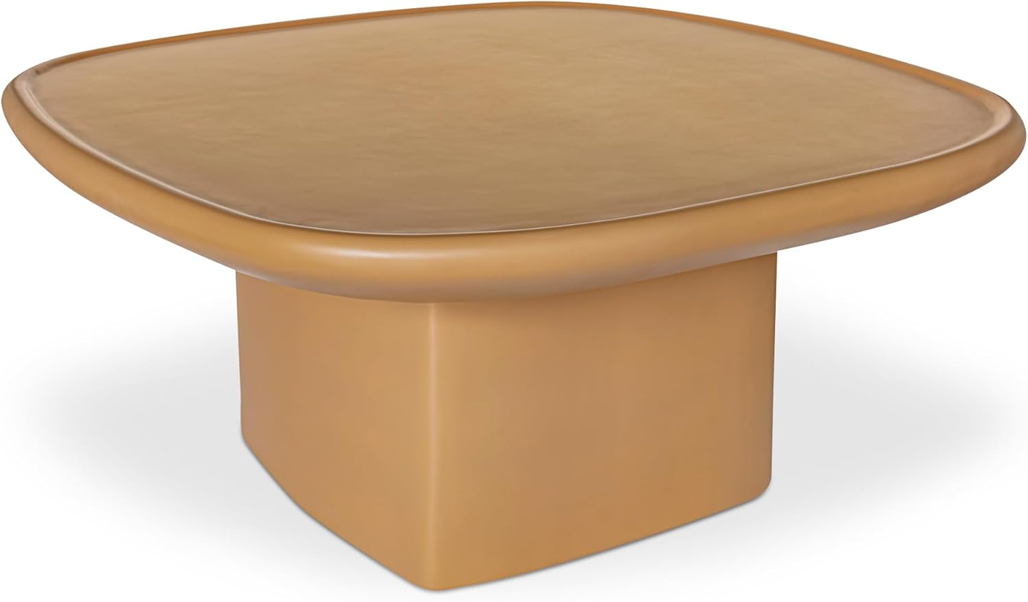 Moe's Home Collection Manon Outdoor Coffee Table Concrete Yellow