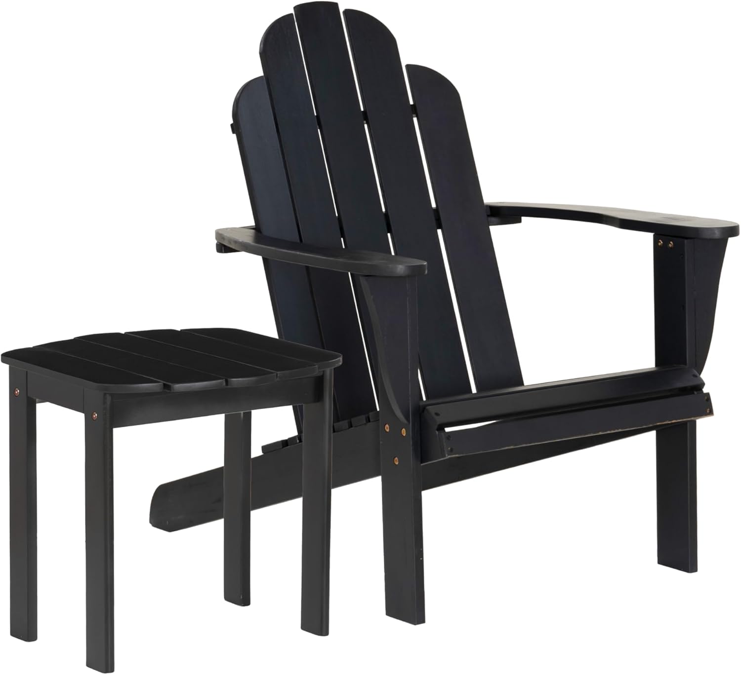 Linon Jayde Adirondack Double Bench, Teak