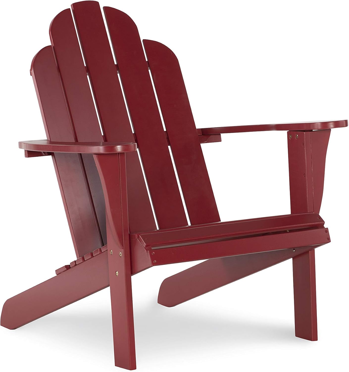 Linon Jayde Adirondack Double Bench, Teak