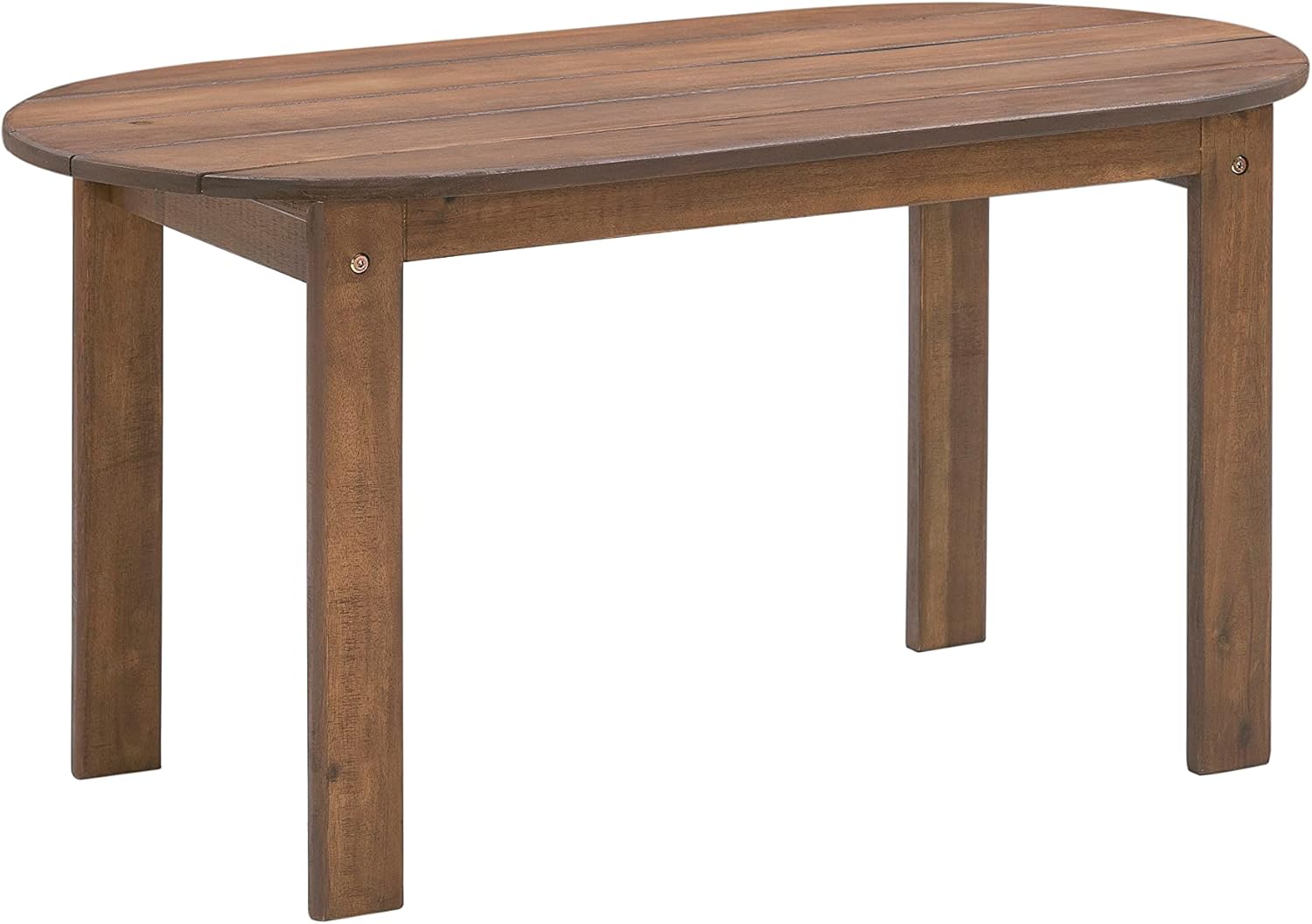 Linon Jayde Adirondack Double Bench, Teak